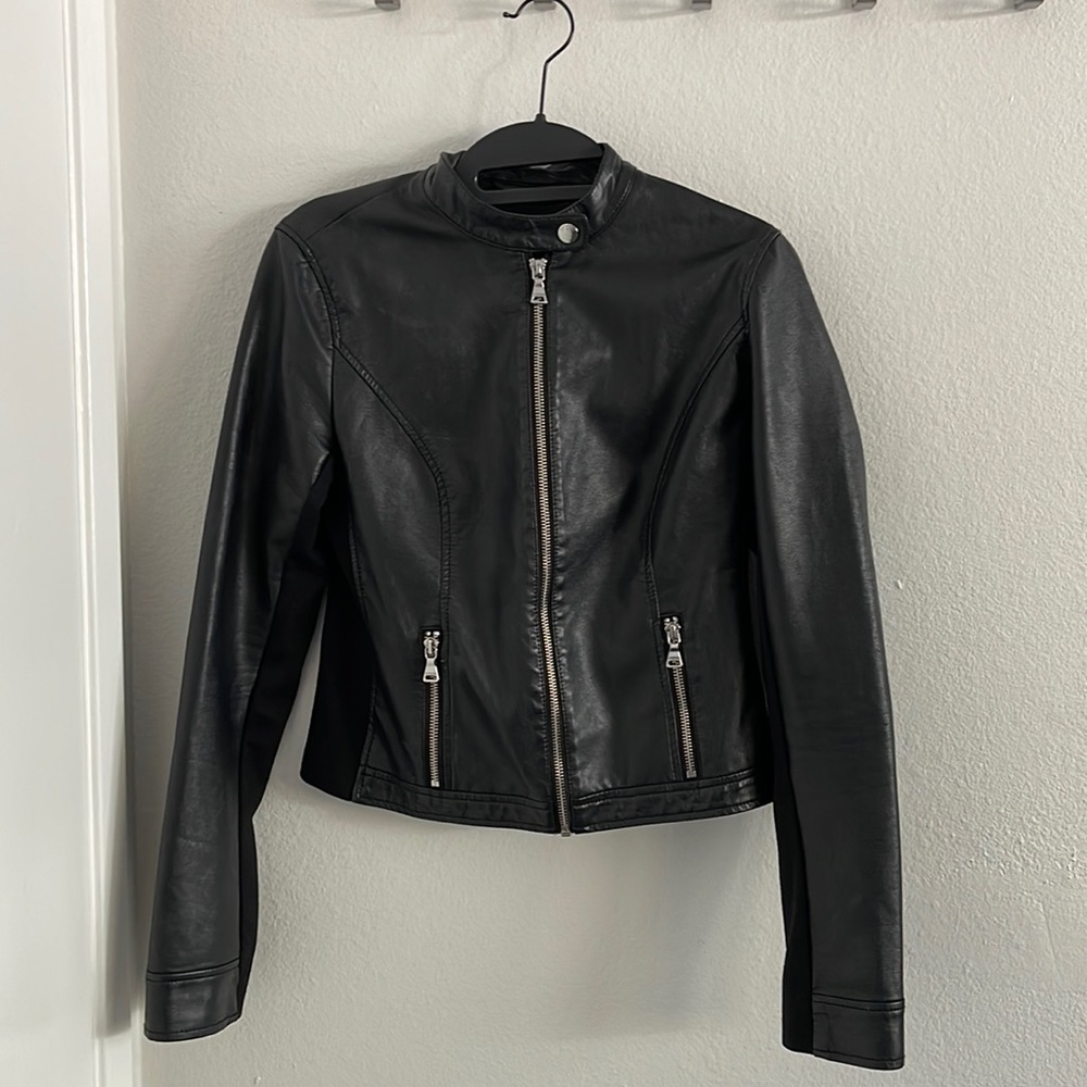 Express faux leather jacket